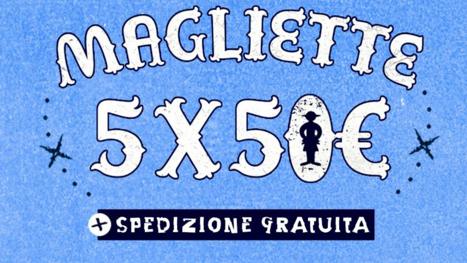 Immagine di 5 magliette Pampling a soli 50€ con calzini in omaggio!