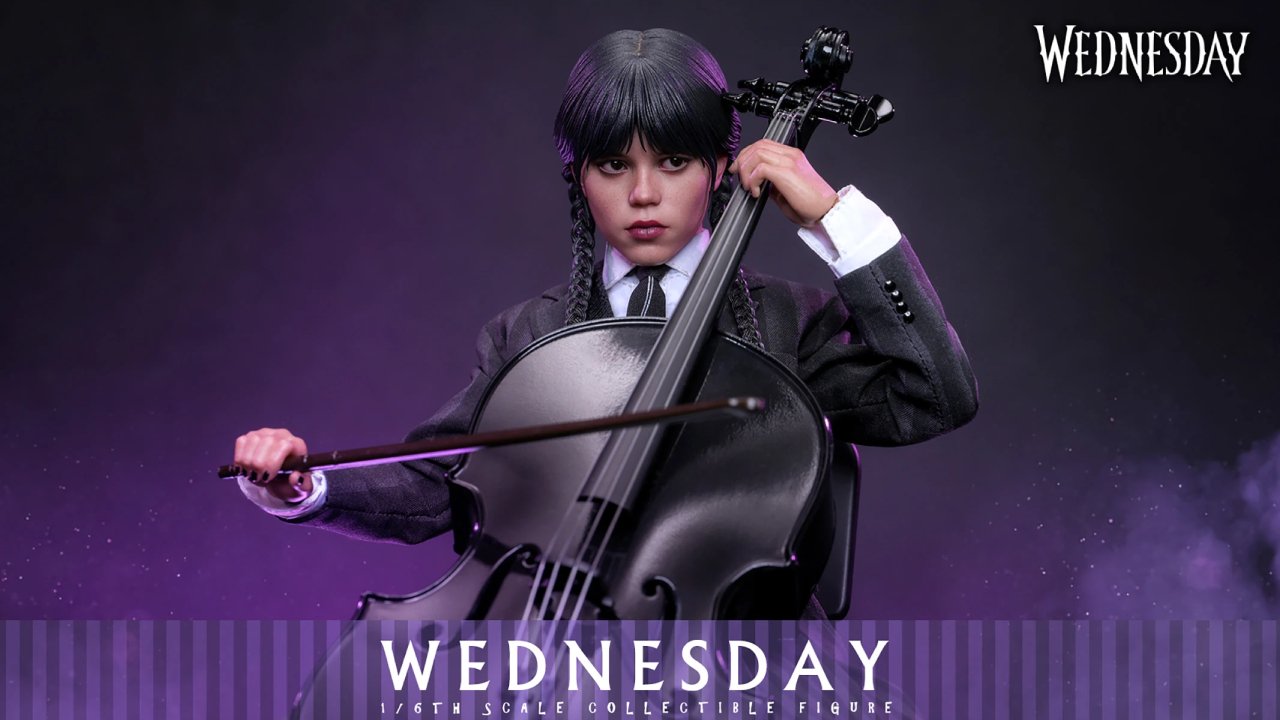 Mercoledì Addams: la nuova action doll Hot Toys che incarna l’oscurità