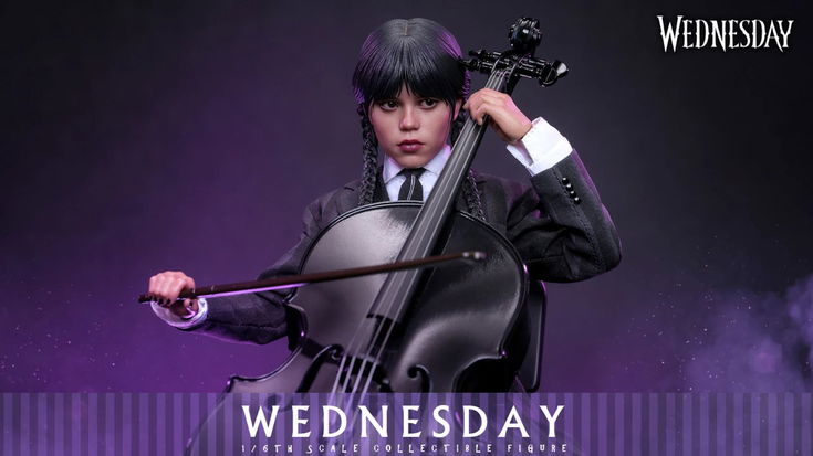 Mercoledì Addams: la nuova action doll Hot Toys che incarna l’oscurità