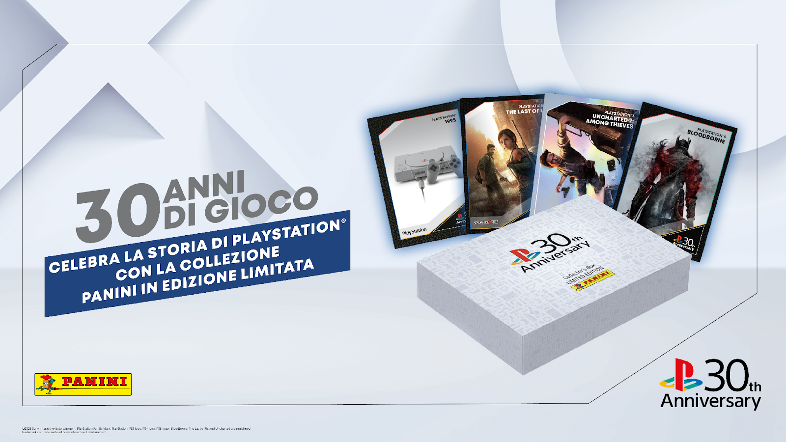 PlayStation compie 30 anni, arriva la raccolta Panini celebrativa