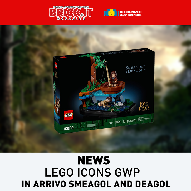 Immagine di LEGO Icons: in arrivo il set omaggio Sméagol e Déagol