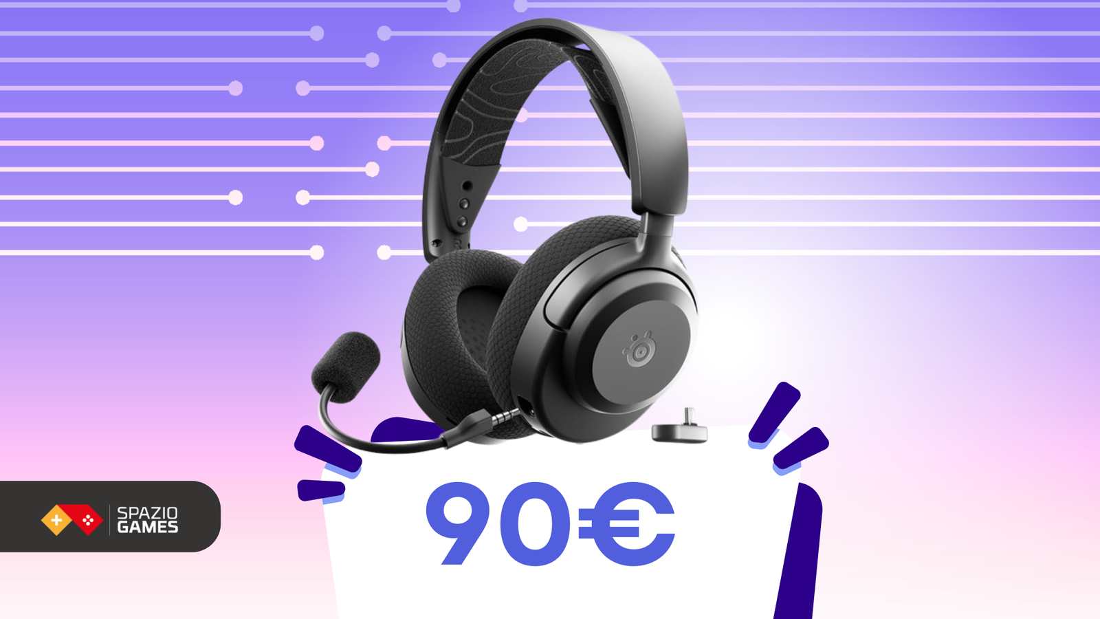 Stupende cuffie SteelSeries oggi al minimo storico di 90€!