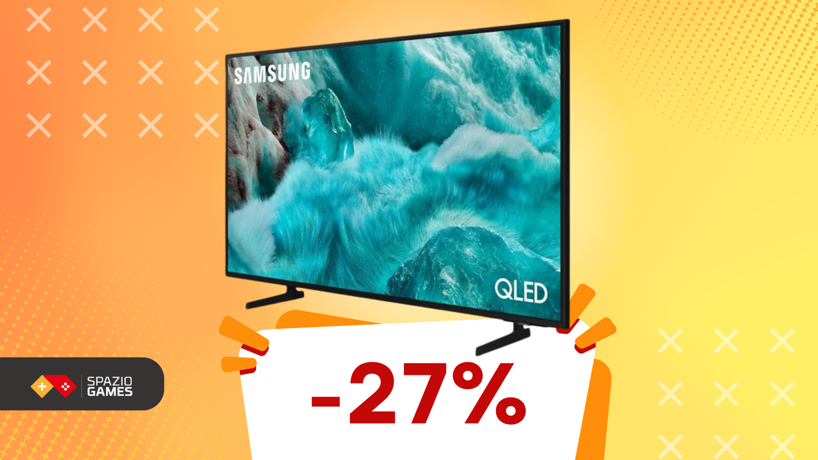 Smart TV Samsung 43'' QLED oggi al minimo storico di 400€!