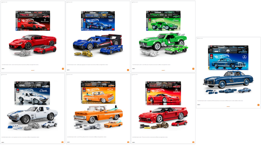 I set Hot Wheels Mattel sono disponibili da Toys Center