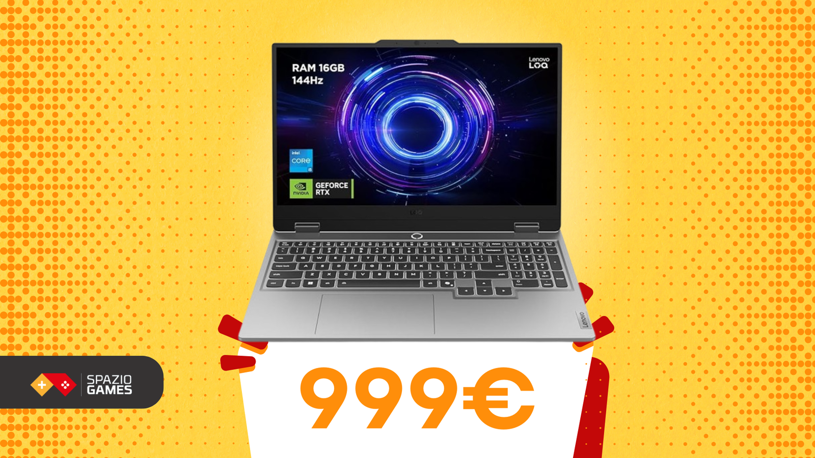 Notebook gaming Lenovo 15”: prestazioni al top oggi in sconto!