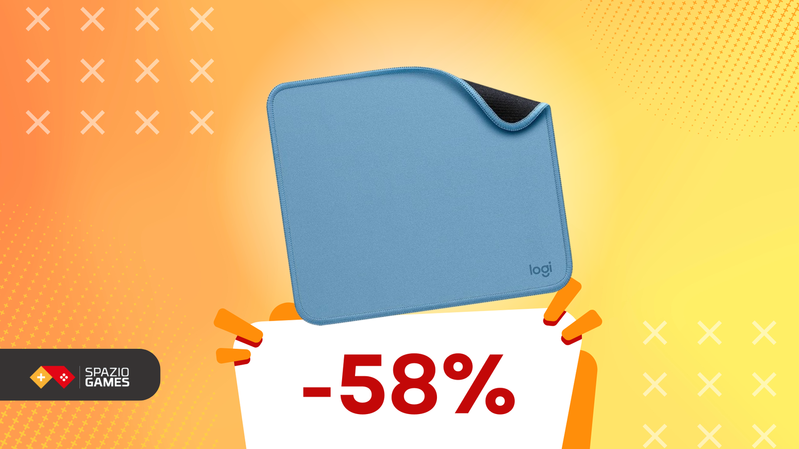 Il compagno ideale per ogni mouse: tappetino Logitech a soli 6€!
