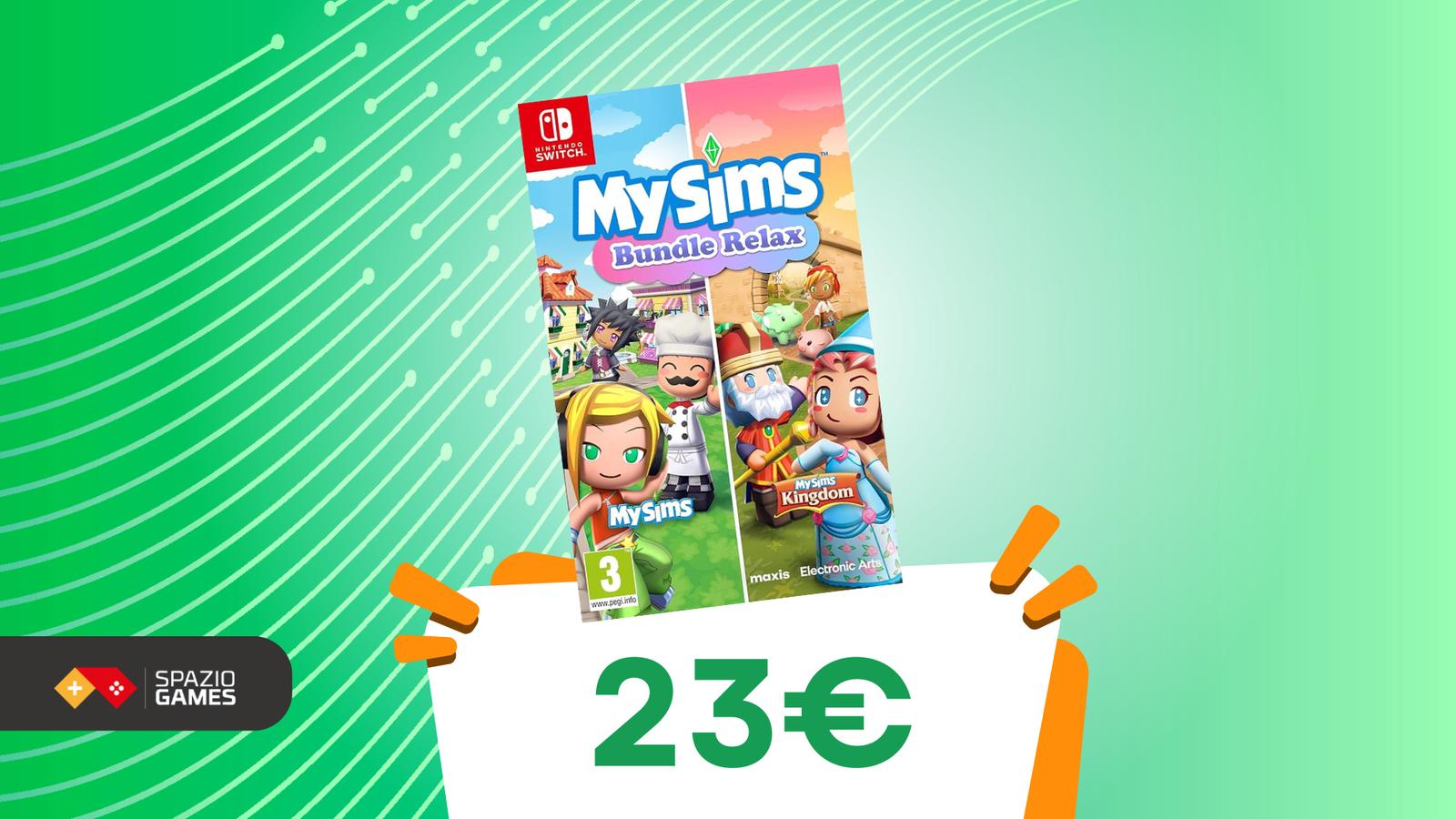 MySims Bundle Relax a 23€: divertimento per tutta la famiglia!