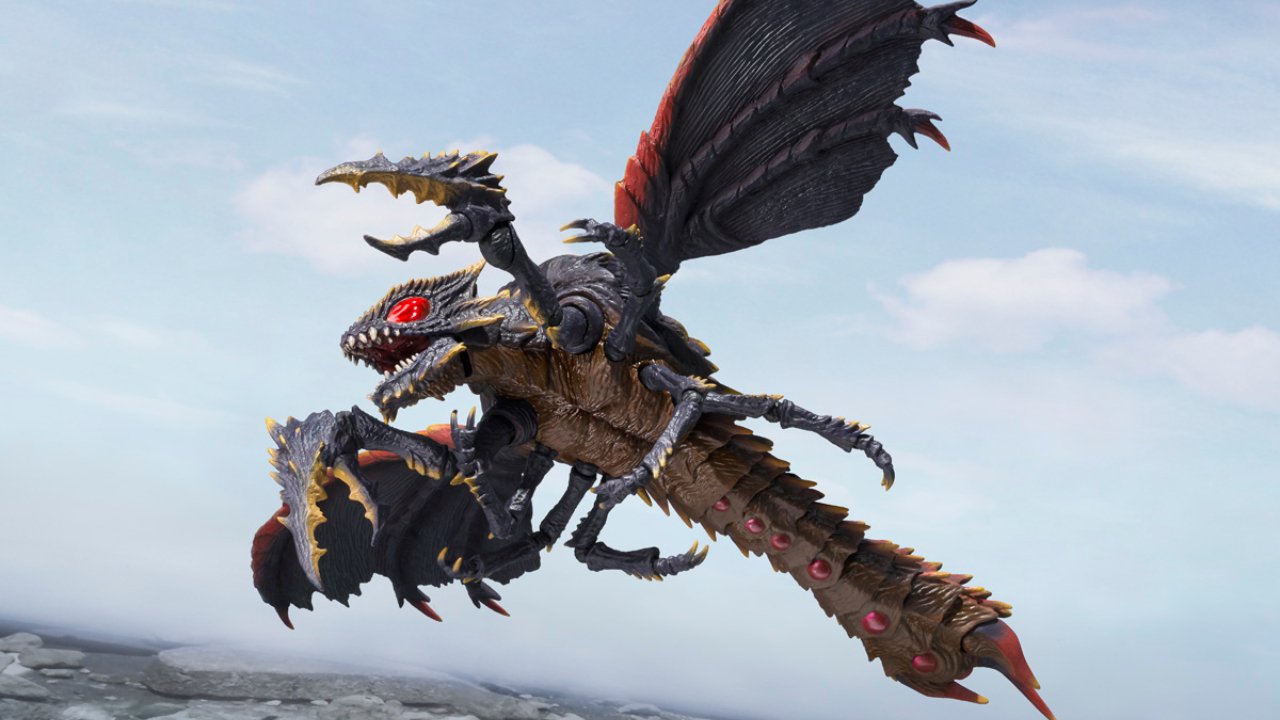 Megaguirus domina la linea SH MonsterArts con un set evolutivo spettacolare