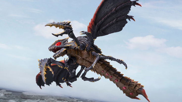 Megaguirus domina la linea SH MonsterArts con un set evolutivo spettacolare