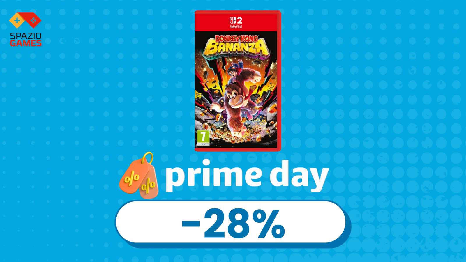 Donkey Kong Bananza crolla di prezzo su Amazon! -28%