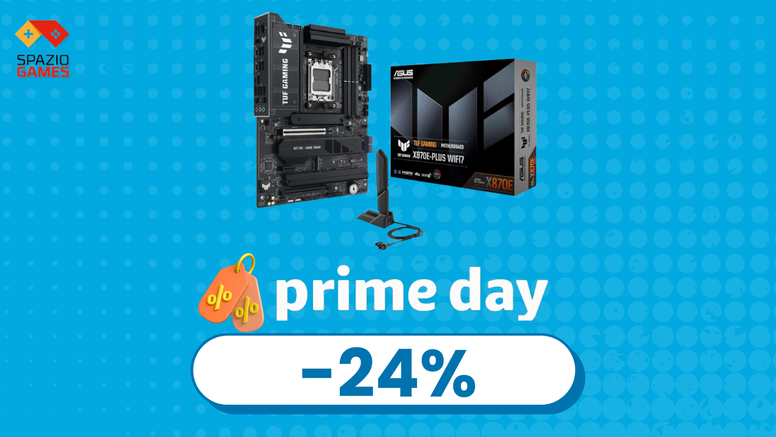 ASUS TUF X870E: SCONTO del 24% da non perdere!