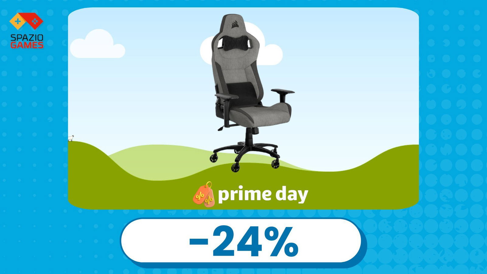 Ergonomica, traspirante e scontata di 80€! Questa sedia gaming è un'AFFARE