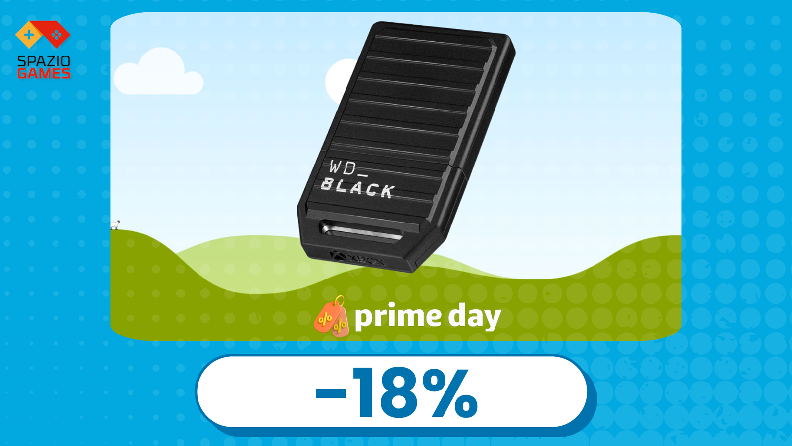 Più spazio per i tuoi giochi Xbox con la WD_BLACK C50, oggi a un PREZZO FOLLE!