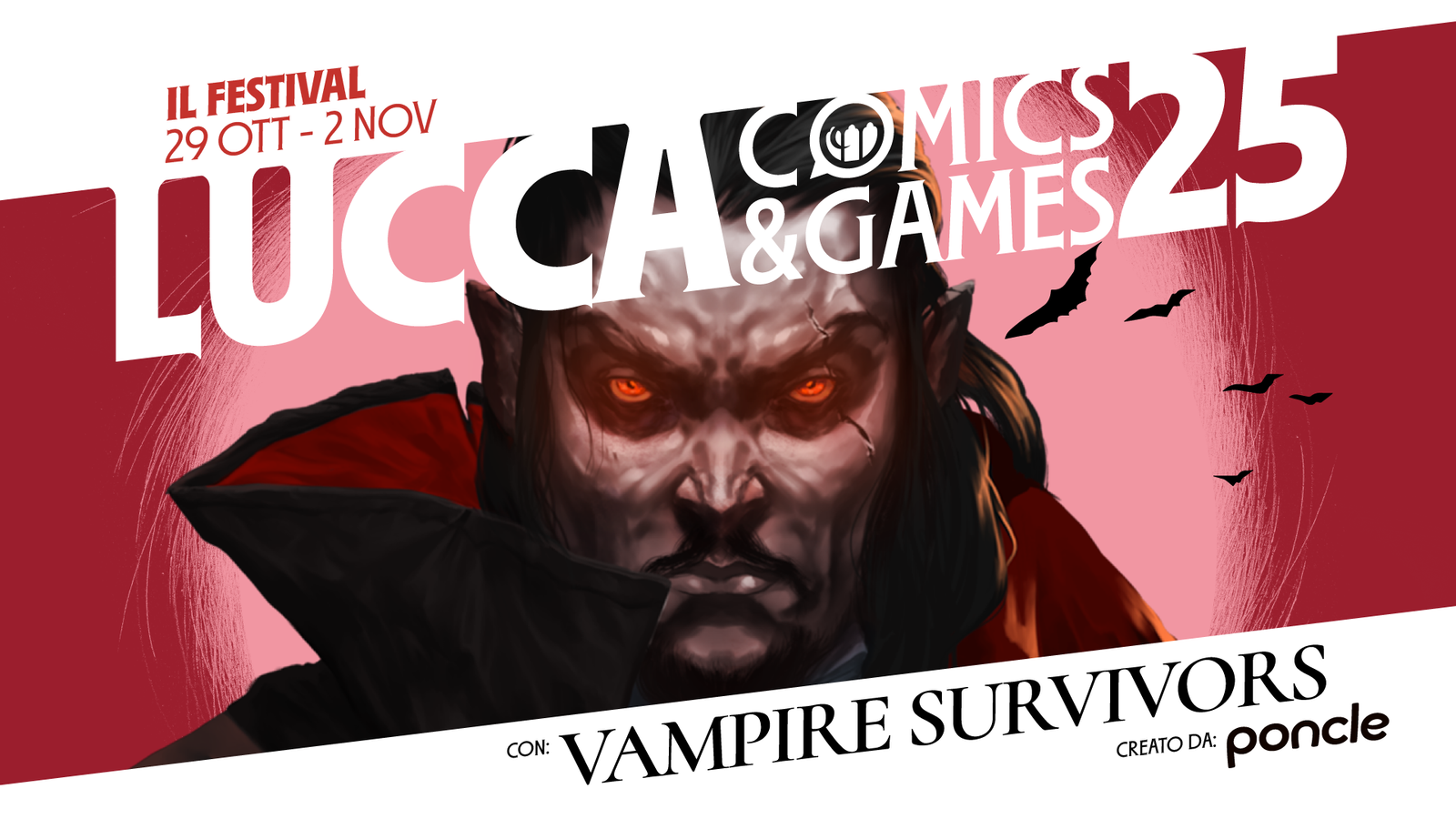 Luca Galante e il team poncle a Lucca Comics & Games 2025