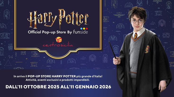 Harry Potter conquista la Sicilia con un pop-up store da sogno