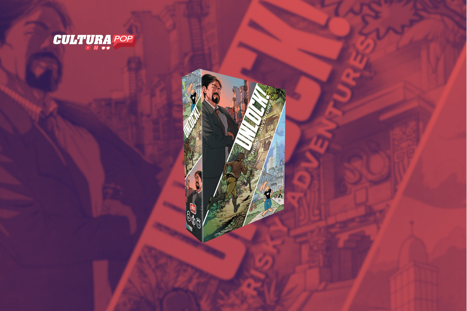 Asmodee Unlock! Escape Adventures – Gioco Da Tavolo Di Carte Con App, 3 Escape Room In Una Scatola, 1-6 Giocatori, 10+ Anni, Italiano - 3
