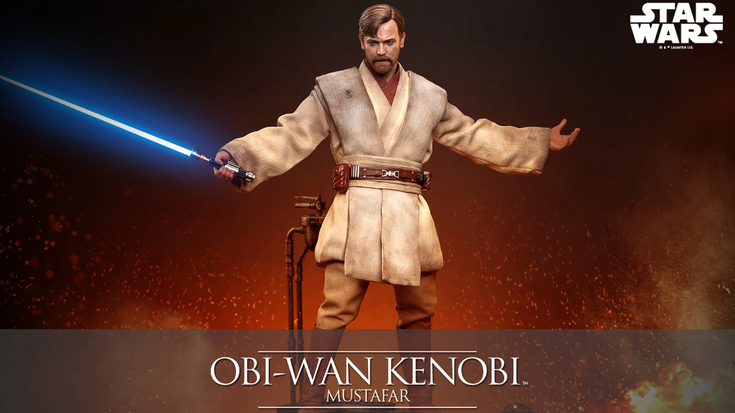 Obi-Wan Kenobi torna a Mustafar nella nuova e realistica action doll di Hot Toys