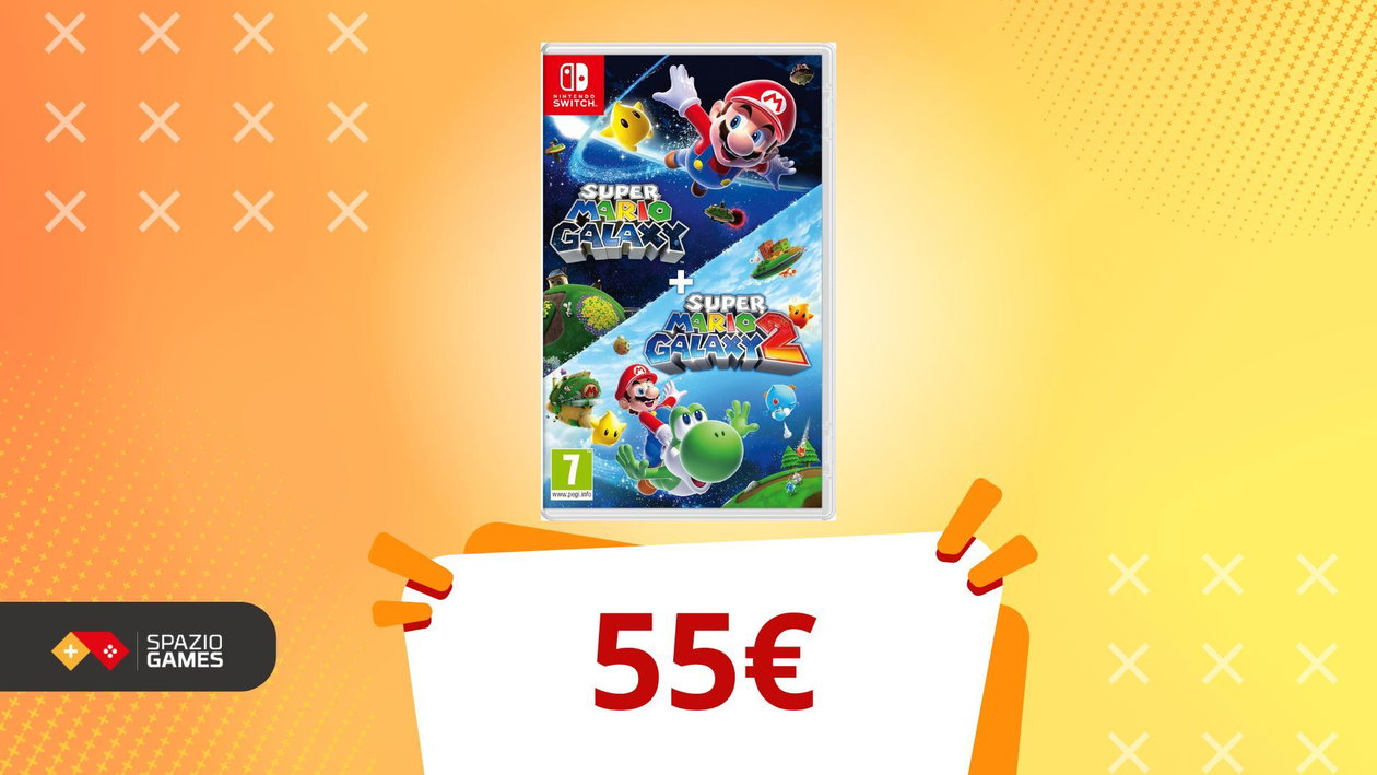 Immagine di Amazon sconta la galassia: Super Mario Galaxy 1 e 2 insieme sotto i 55€