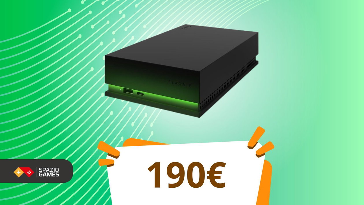 Immagine di L’hard disk per archiviare centinaia di giochi ora in sconto record