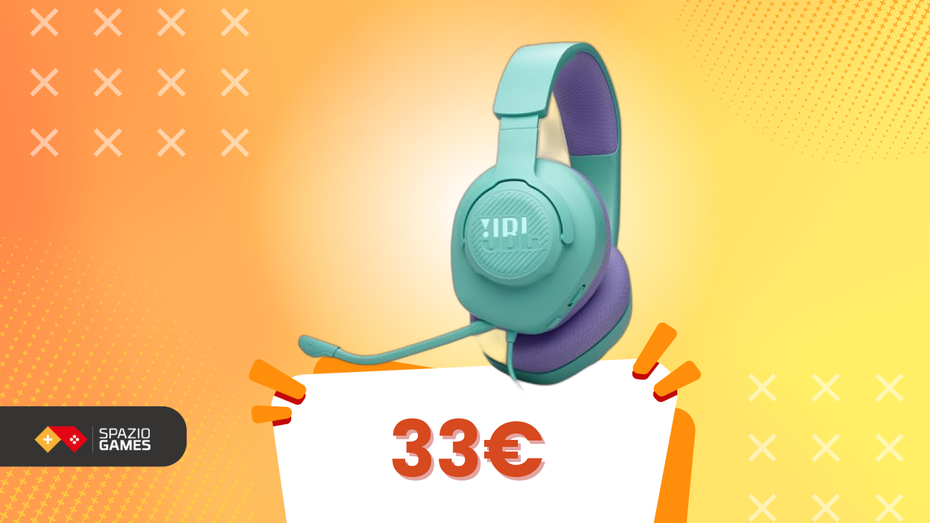 Immagine di JBL stupisce! Cuffie gaming colorate e super qualità a soli 33€