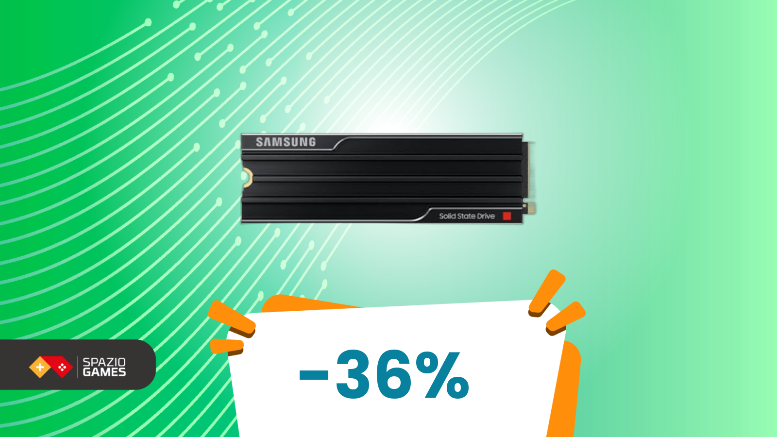 SSD Samsung da gaming: -36%, qualità top a prezzo shock