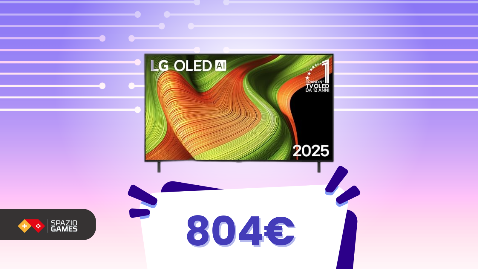 Quasi 100€ sotto al minimo storico: l’OLED LG a 804€ su Amazon