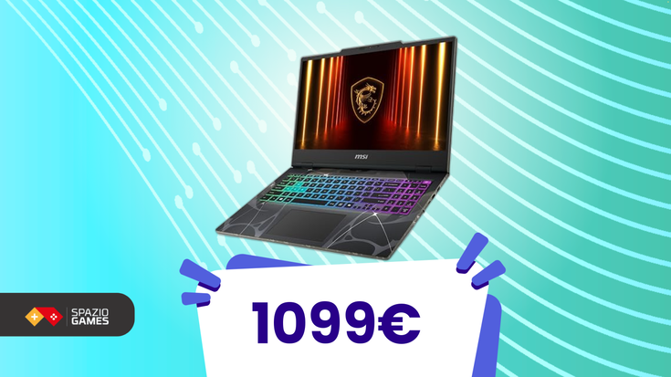 Il gaming di base, ma a prezzo tagliato: 200€ in meno per questo MSI
