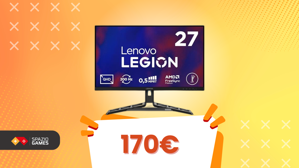 Immagine di Monitor Lenovo pronto a brillare prima del Black Friday: solo 170€