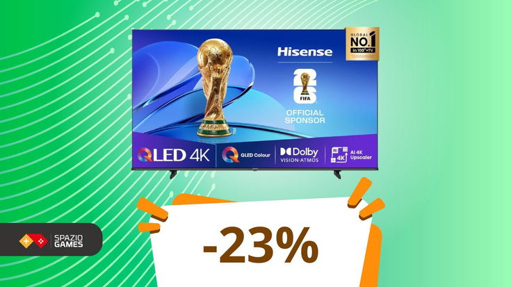 Hisense 58": la TV perfetta tra 55" e 65" al miglior prezzo Amazon