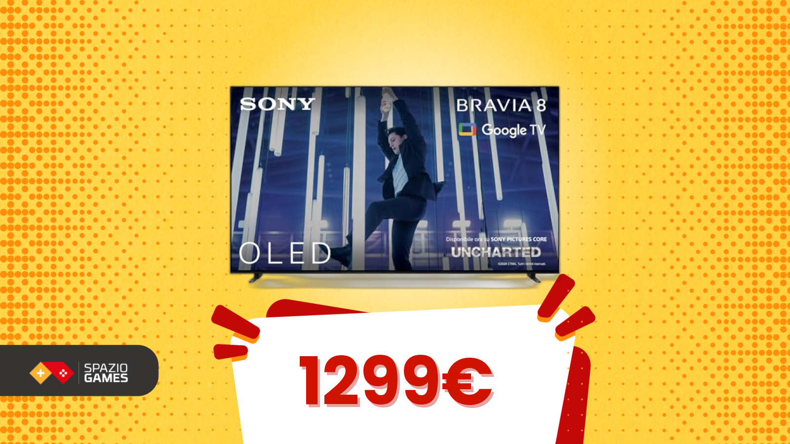 Amazon taglia il prezzo di una Sony OLED: occasione da non farsi scappare