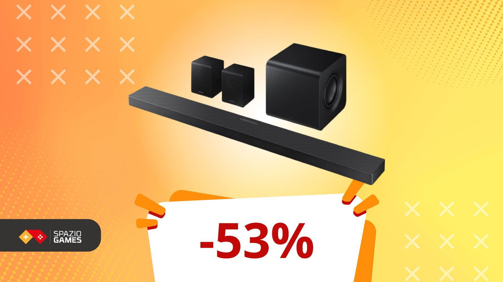 Amazon abbassa il volume... del prezzo: soundbar Samsung a meno della metà