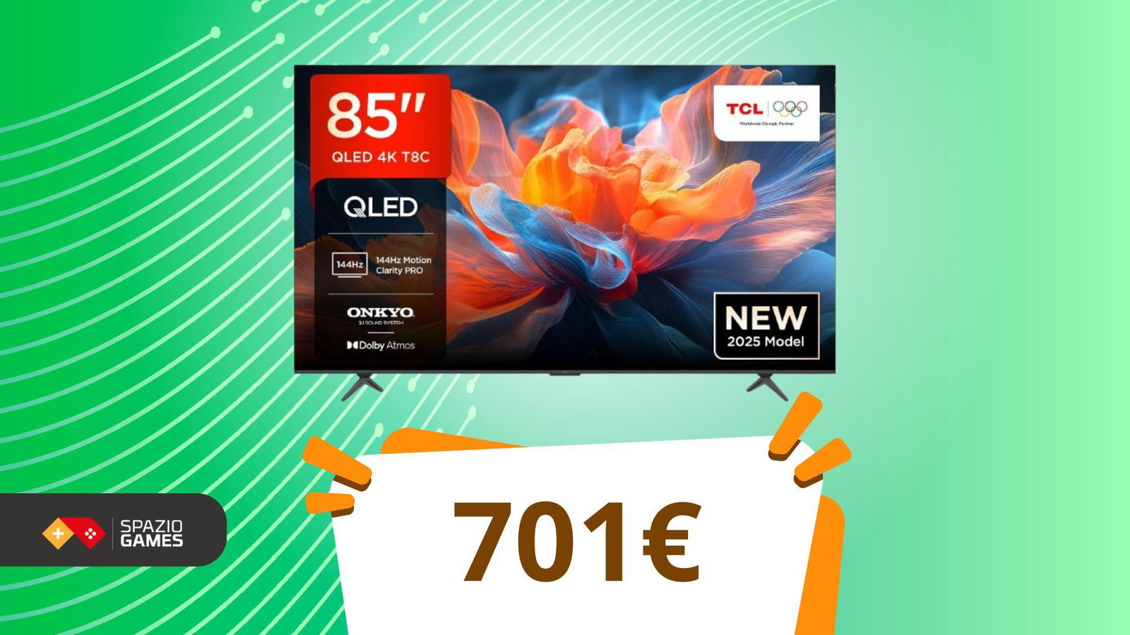 TV 85" in saldo su Amazon: trova lo spazio, l’offerta vola!