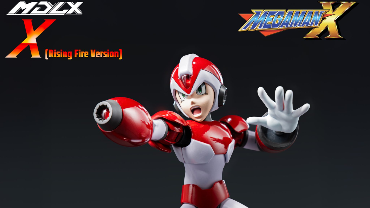 Mega Man X Rising Fire si accende nella nuova action figure MDLX di Threezero