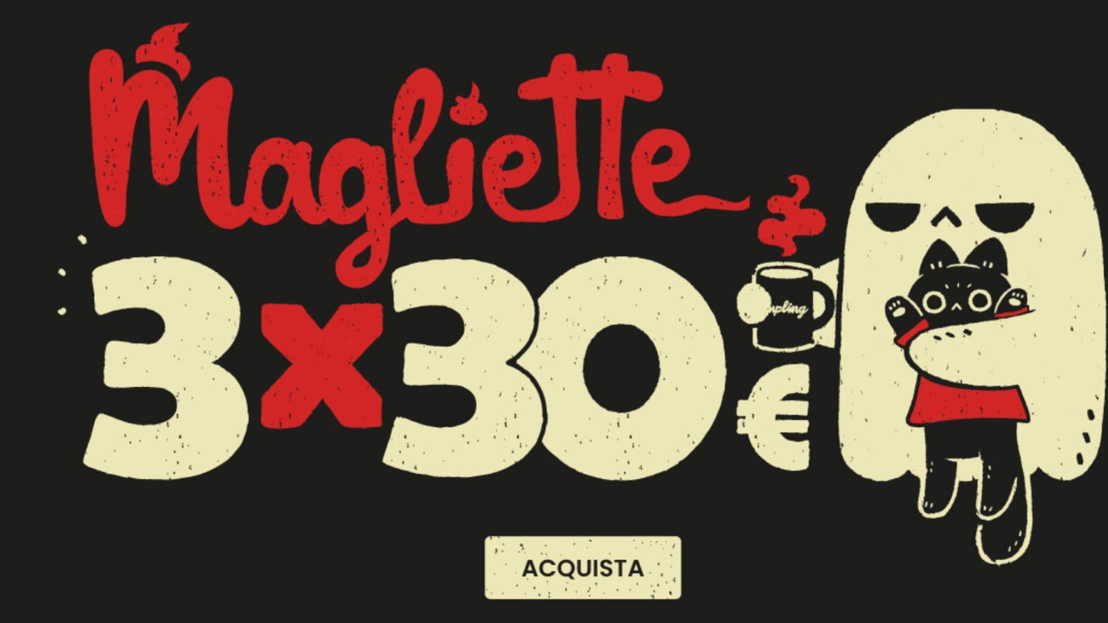 Da Pampling arriva il 3x30 su tutte le t-shirt!