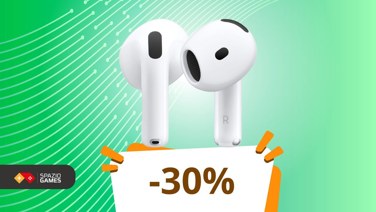 Immagine di Apple AirPods 4 con cancellazione attiva del rumore a soli 139€! (-30%)