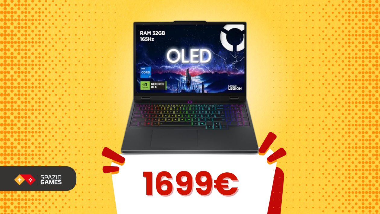 Immagine di Lenovo Legion 5 OLED RTX 5070 a un prezzo SHOCK su Amazon! 1699€