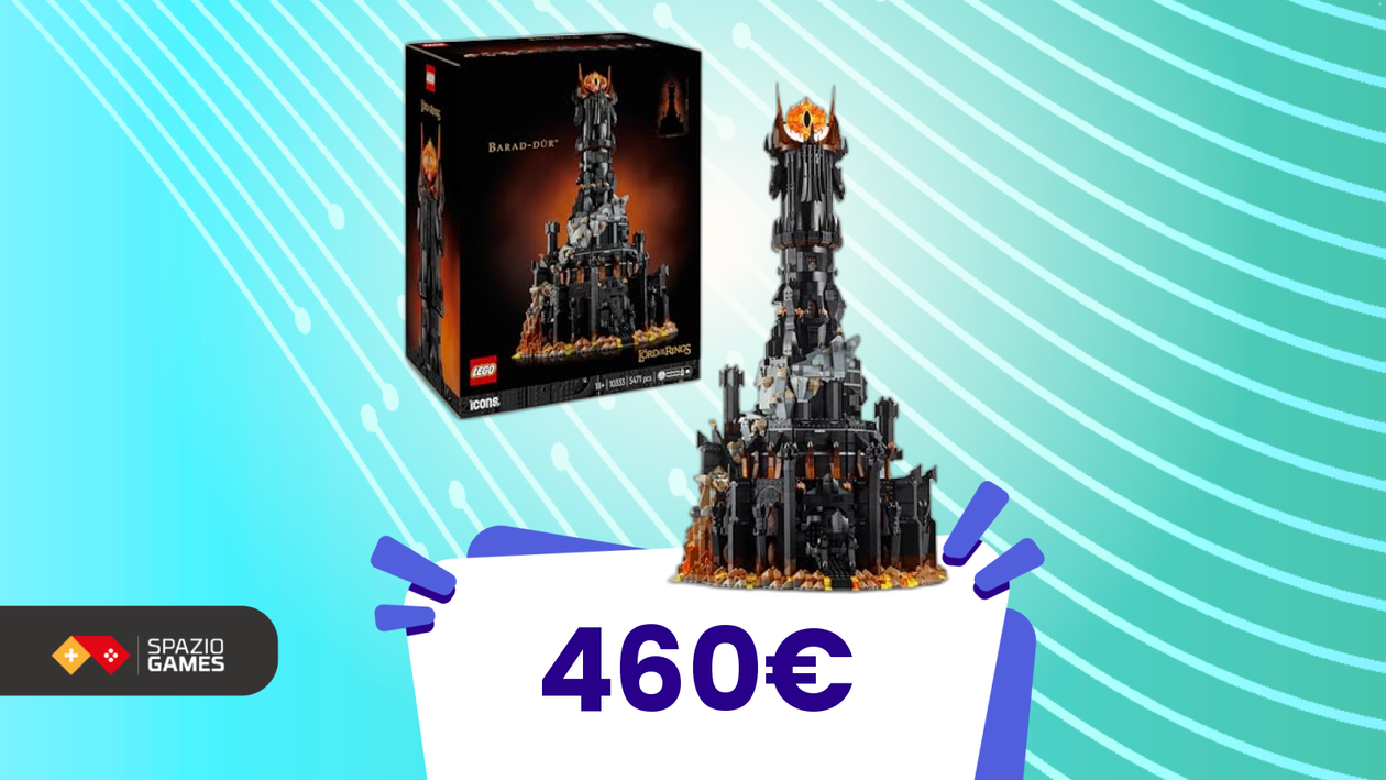 Immagine di LEGO Il Signore degli Anelli Barad-dûr a 460€ su Amazon