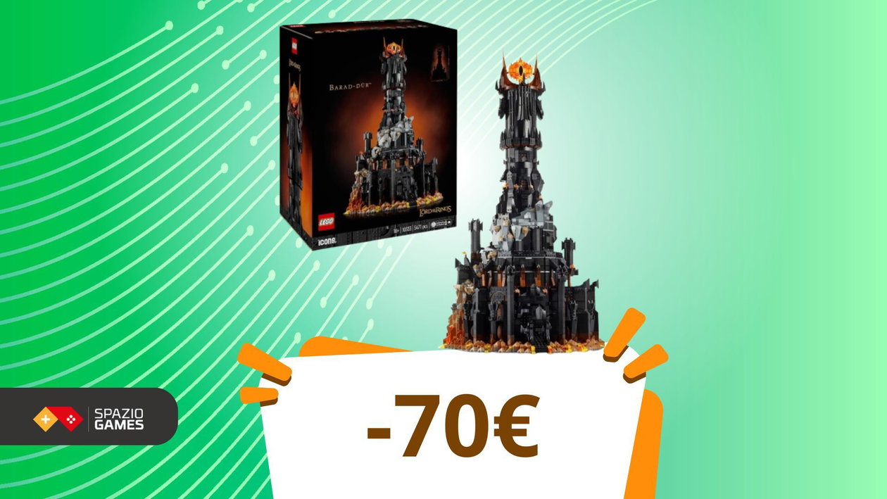 Immagine di Quasi 70€ di sconto sul LEGO Barad-dûr Il Signore degli Anelli per il Black Friday!