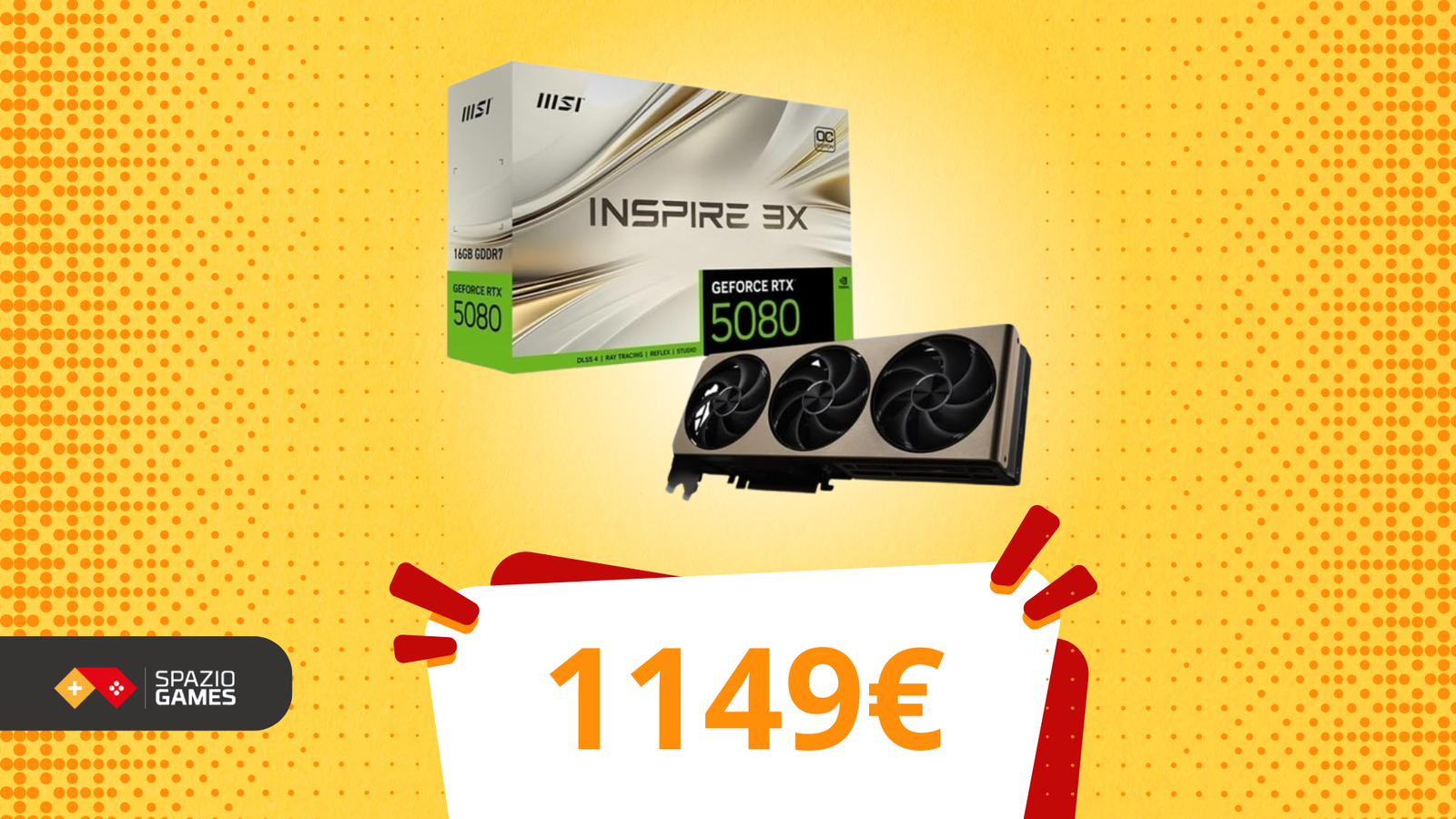 MSI RTX 5080: grafica ultra-realistica ora a un prezzo mai visto