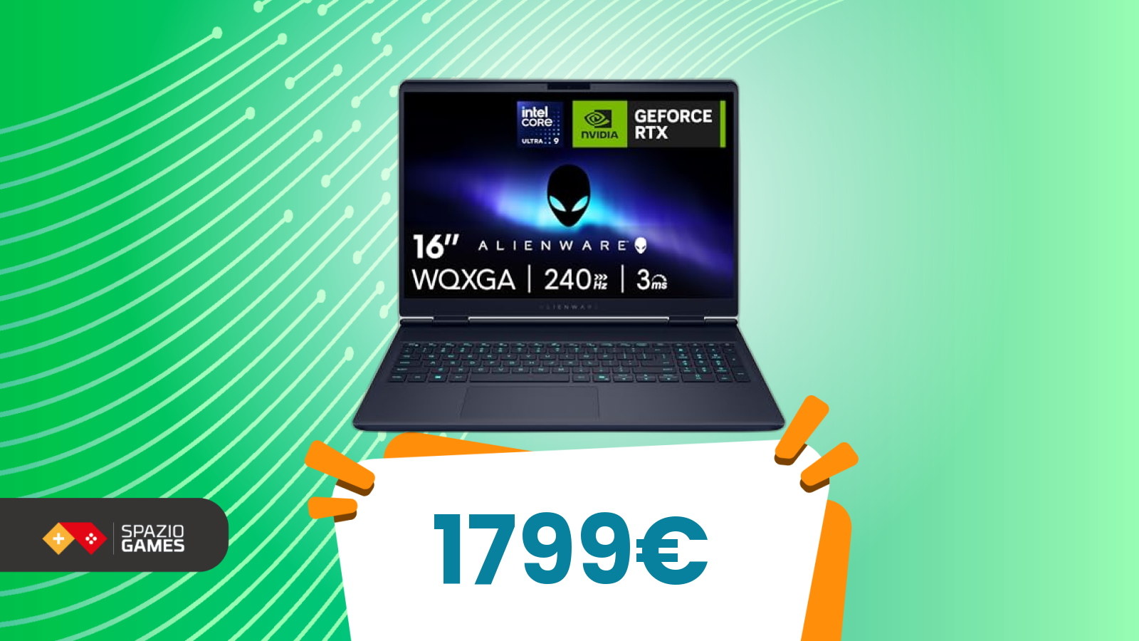 SCONTO FOLLE su Alienware 16x Aurora: potenza al minimo prezzo! (-300€)