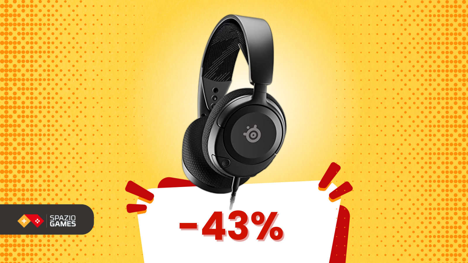 SteelSeries Arctis Nova 1 in forte sconto: audio pro a MENO DI 40€!