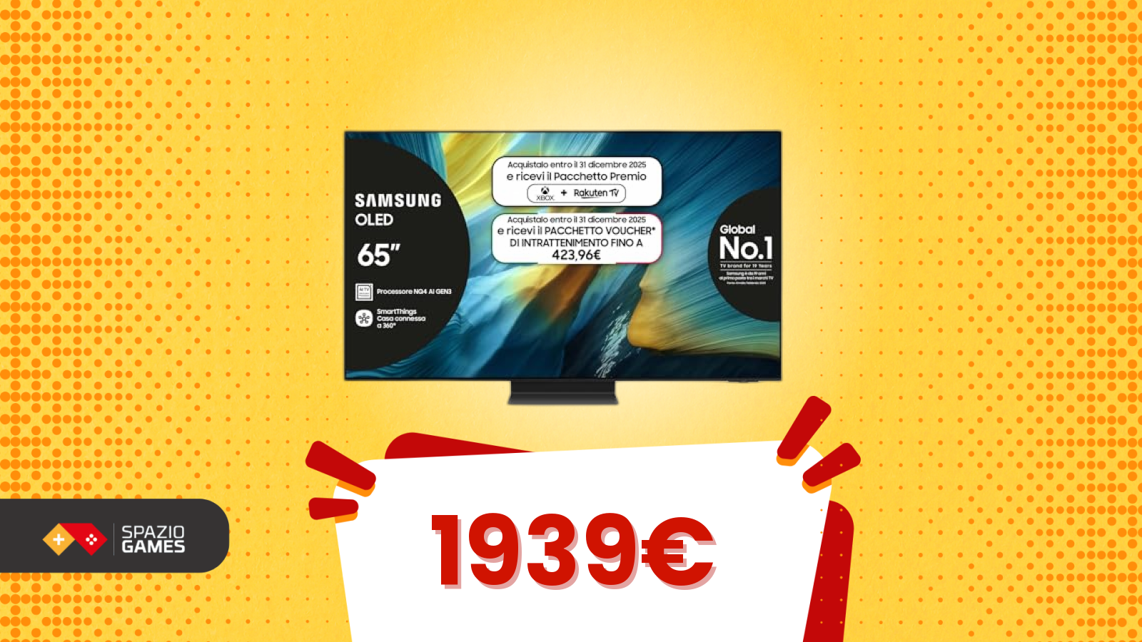 Sconto + voucher da più di 400€: il valore di questa TV OLED cambia completamente
