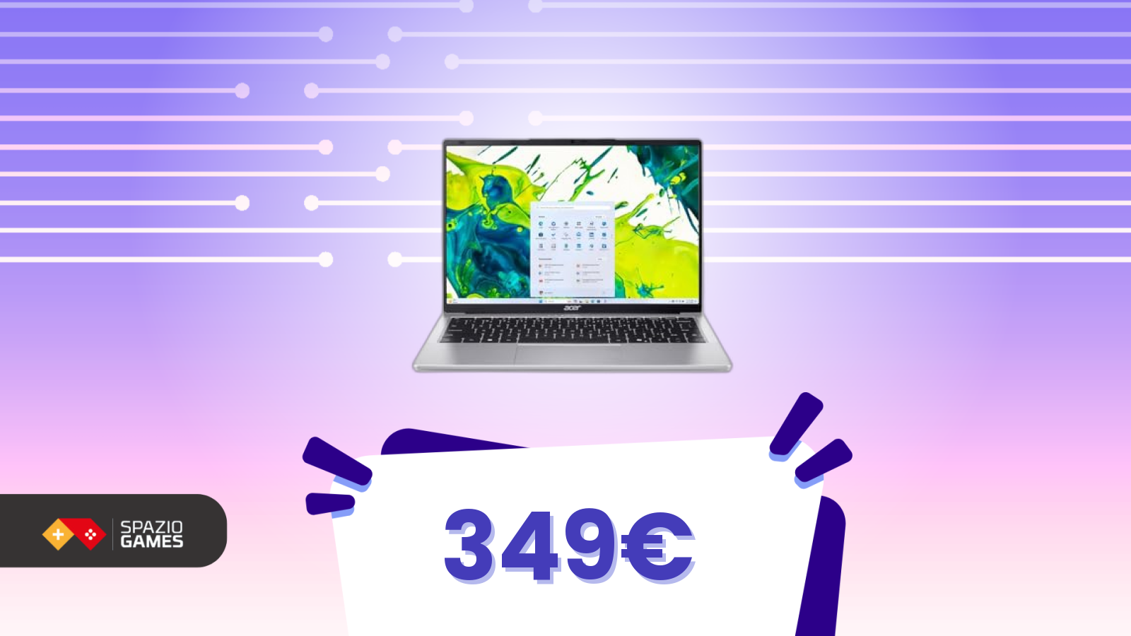 345€ per un notebook davvero moderno: occasione da non perdere