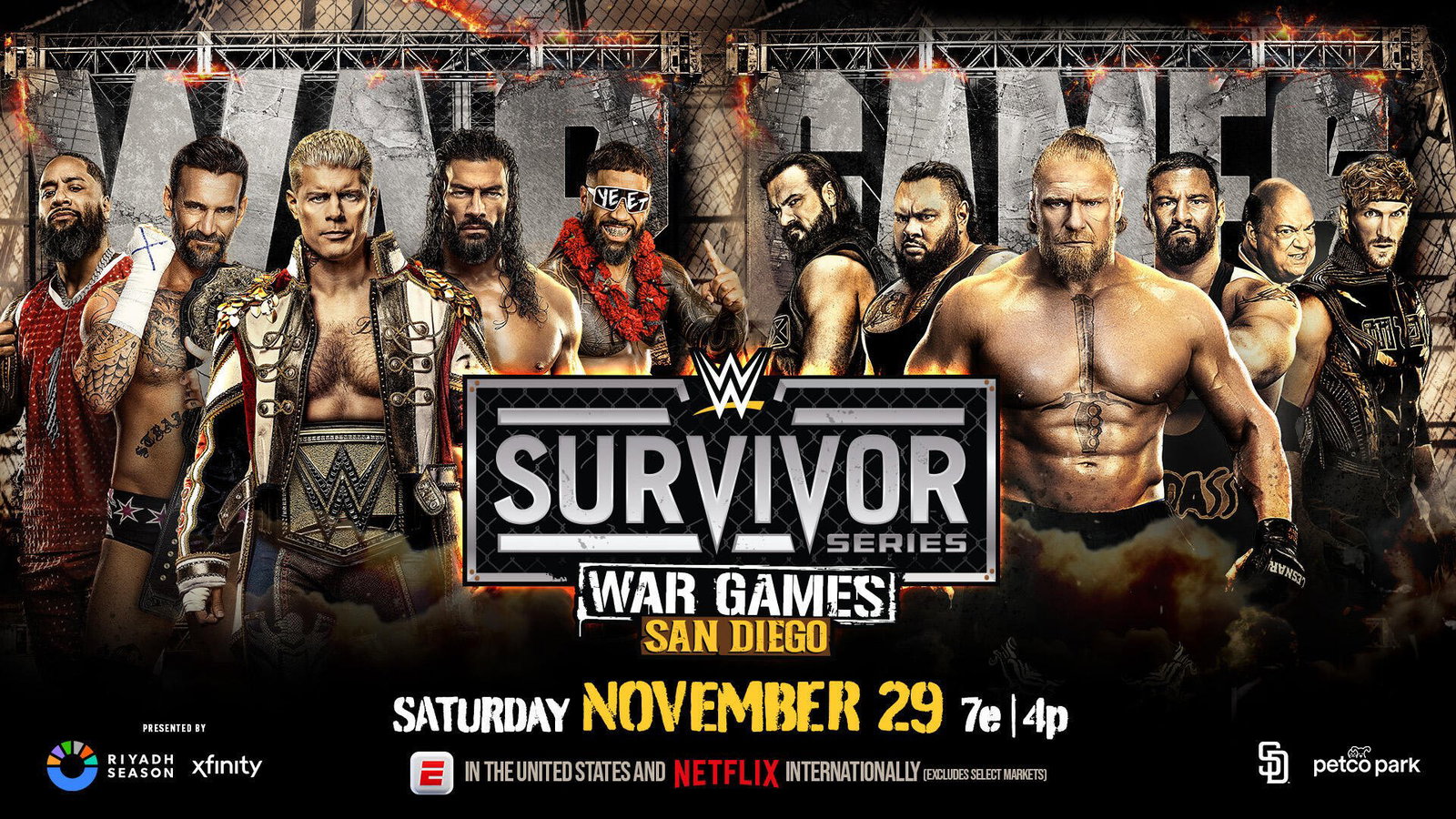 WWE Survivor Series 2025: card e come vederlo in streaming