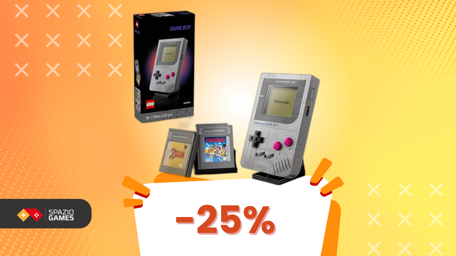 LEGO Game Boy Nintendo Set da Costruzione per Adulti a SOLI 45€!