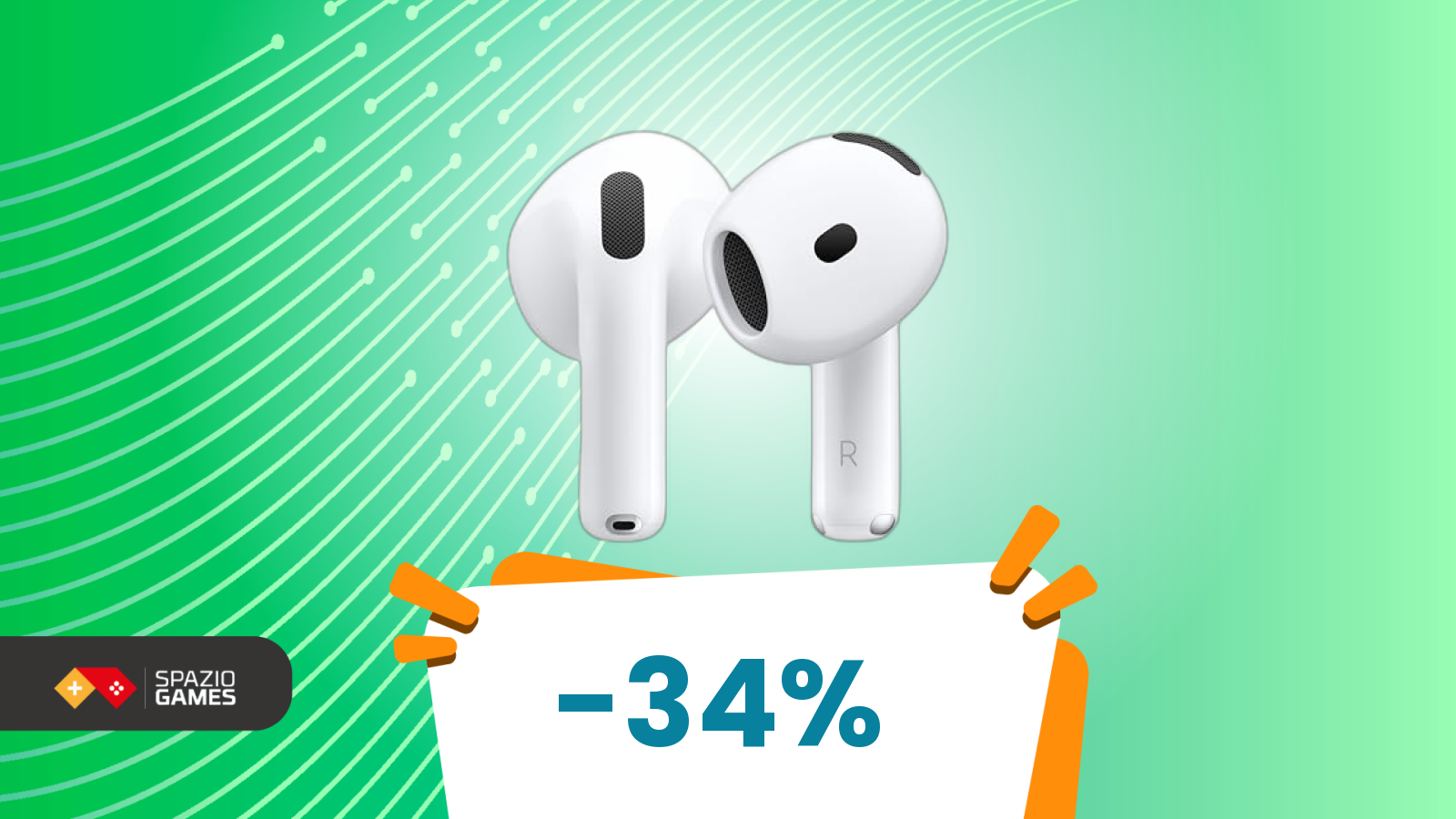 AirPods 4 in super sconto: il Black Friday sfonda la soglia dei 100€