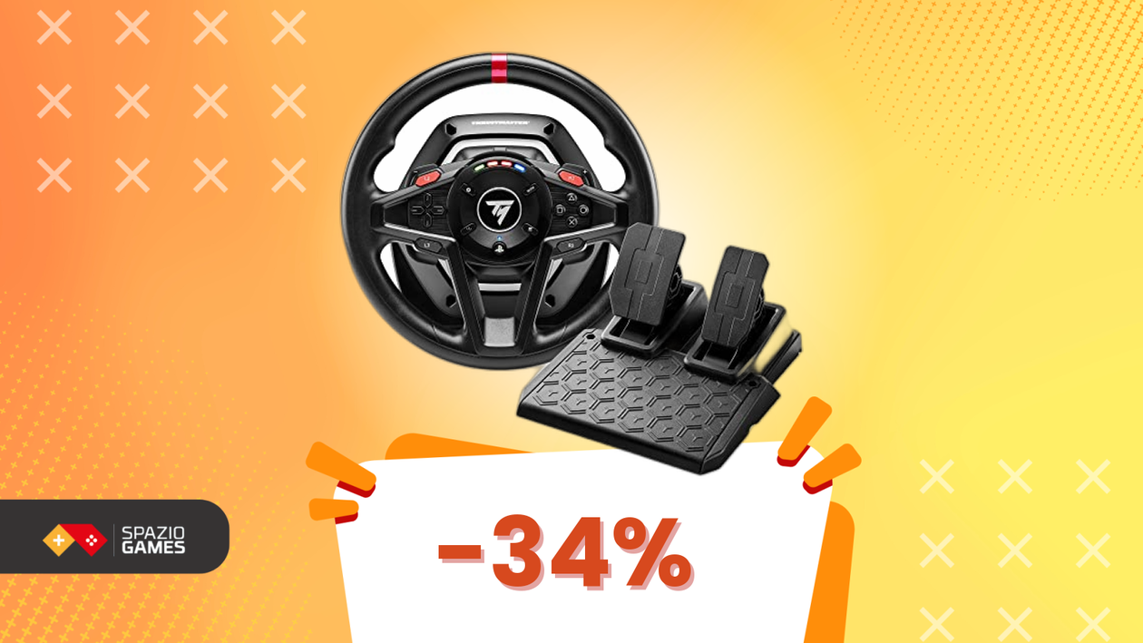 Immagine di 34% sul Thrustmaster T128, il volante entry level perfetto da acquistare!