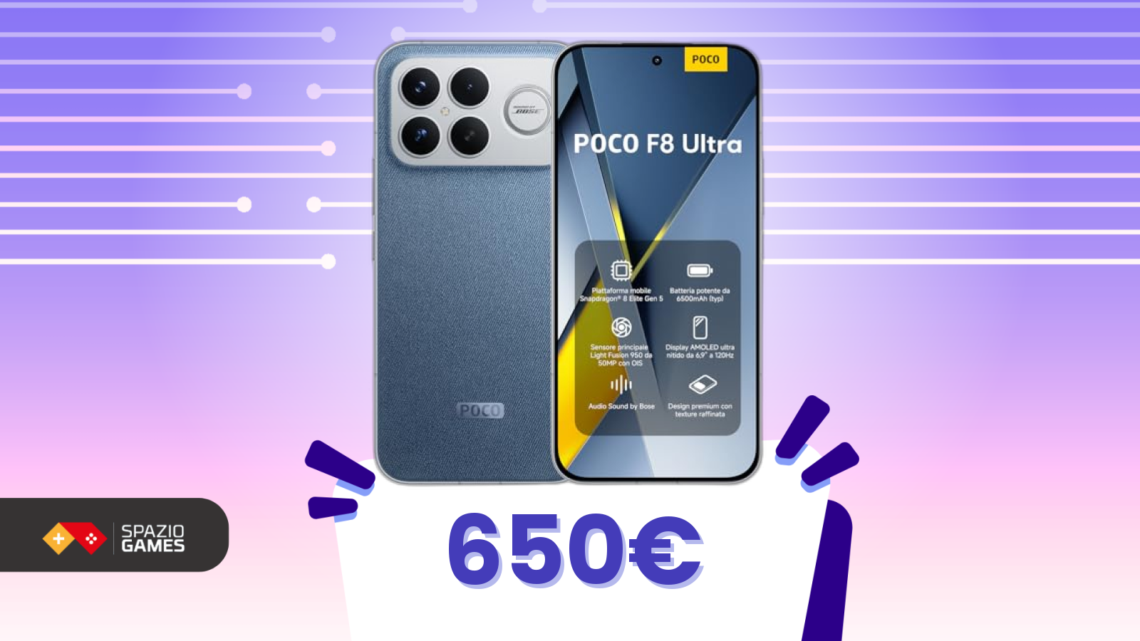 POCO F8 Ultra: subito scontato di 180€ dopo la presentazione durante il Black Friday