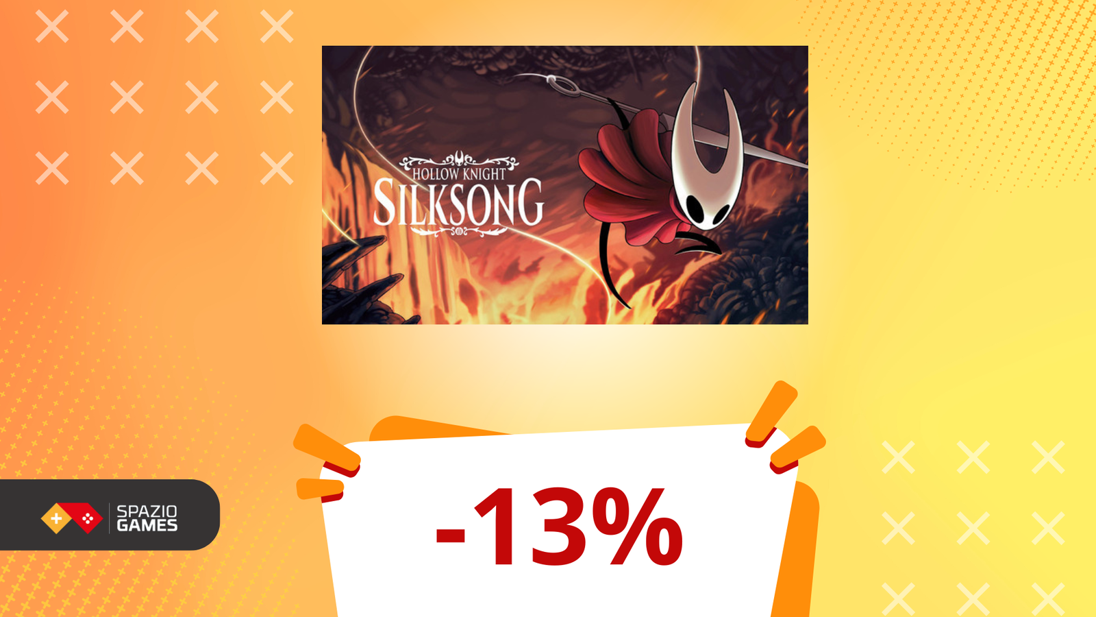 Hollow Knight: Silksong, SUPER OFFERTA a soli 17€