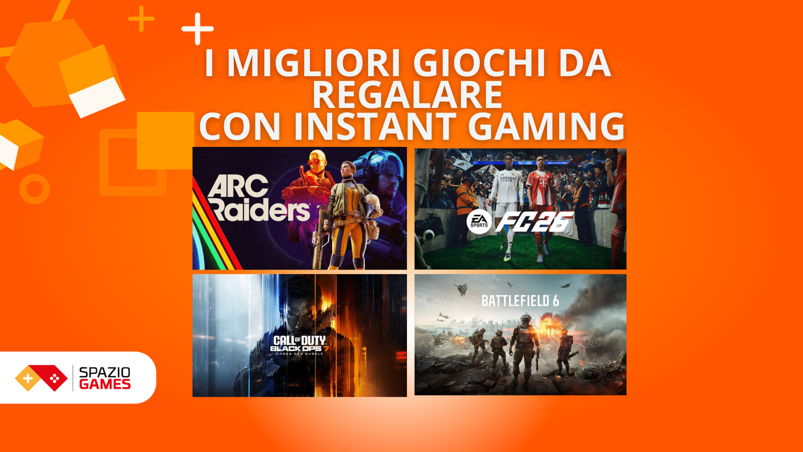I migliori giochi da regalare a Natale con Instant Gaming